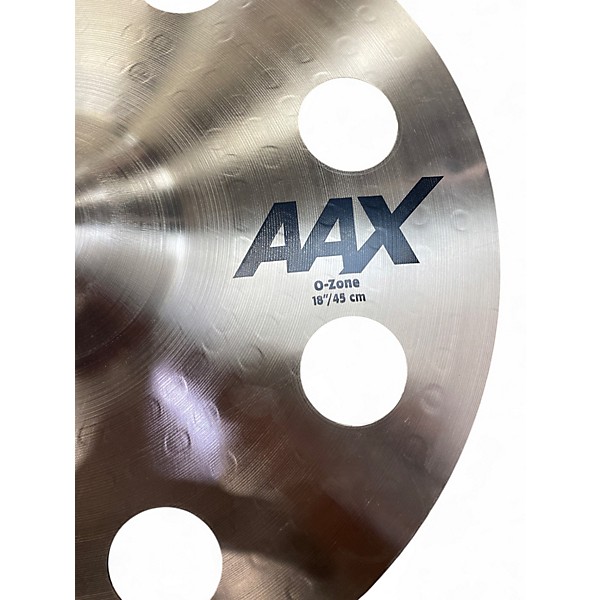 Used SABIAN 18in AAX O-ZONE Cymbal