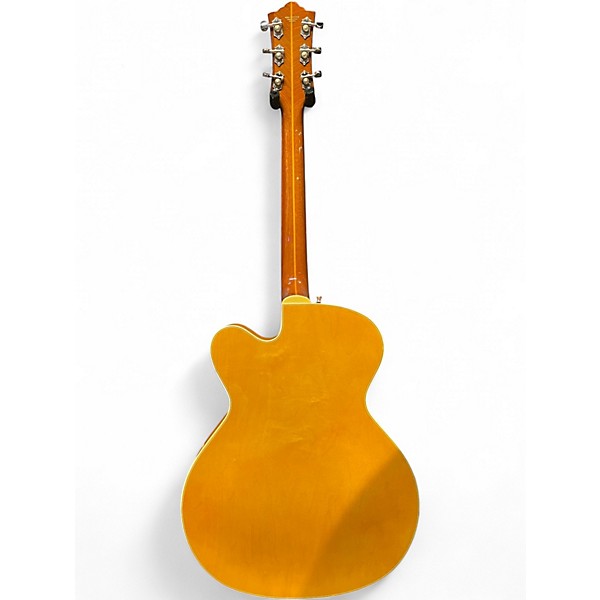 Used Guild X175B Manhattan Natural Blonde Hollow Body Electric Guitar