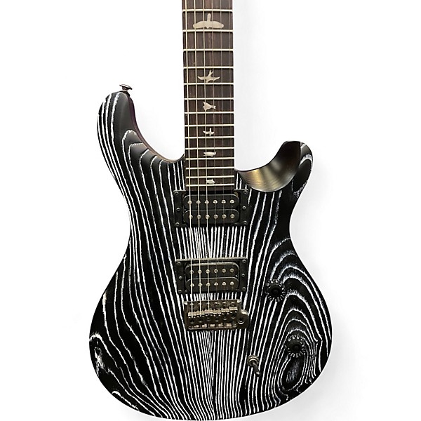 Used PRS SE CE 24 SANDBLASTED SANFDBLASTED BLACK AND GREY Solid Body Electric Guitar