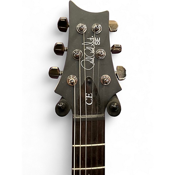 Used PRS SE CE 24 SANDBLASTED SANFDBLASTED BLACK AND GREY Solid Body Electric Guitar