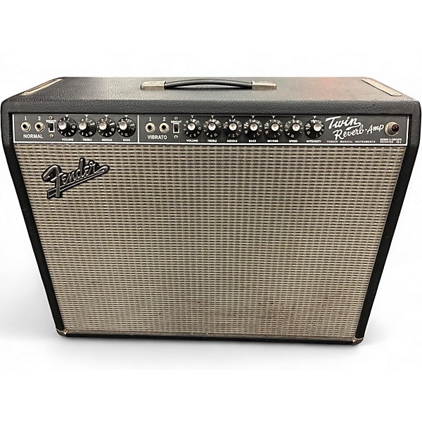 Used 1999 Fender Vintage Reissue 1965 Twin Reverb Tube Guitar Combo Amp