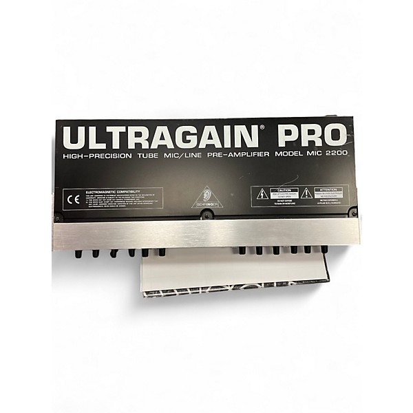 Used Behringer Ultragain Pro MIC2200 Microphone Preamp