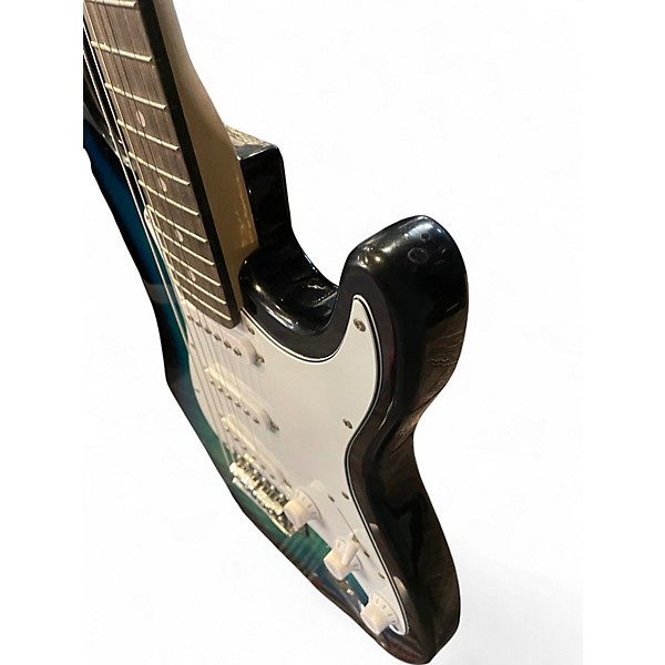 Used Zeny STRATOCASTER BLUE BURST Solid Body Electric Guitar