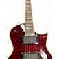 Used ESP LTD EC1000 Deluxe Trans Red Solid Body Electric Guitar