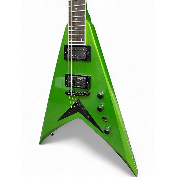 Used Kramer DAVE MUSTAINE SIGNATURE VANGUARD ALIEN TECH GREEN Solid Body Electric Guitar