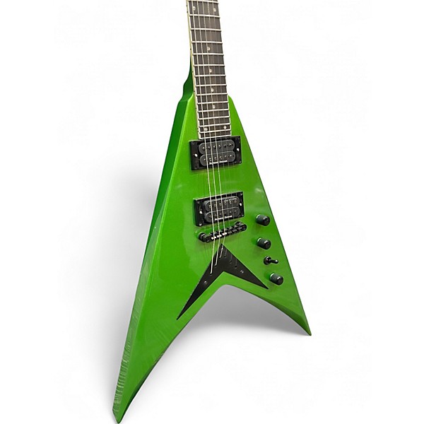 Used Kramer DAVE MUSTAINE SIGNATURE VANGUARD ALIEN TECH GREEN Solid Body Electric Guitar