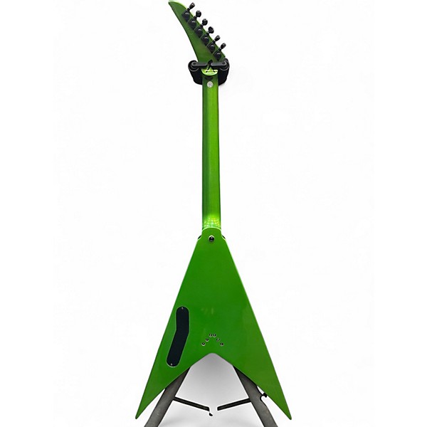 Used Kramer DAVE MUSTAINE SIGNATURE VANGUARD ALIEN TECH GREEN Solid Body Electric Guitar