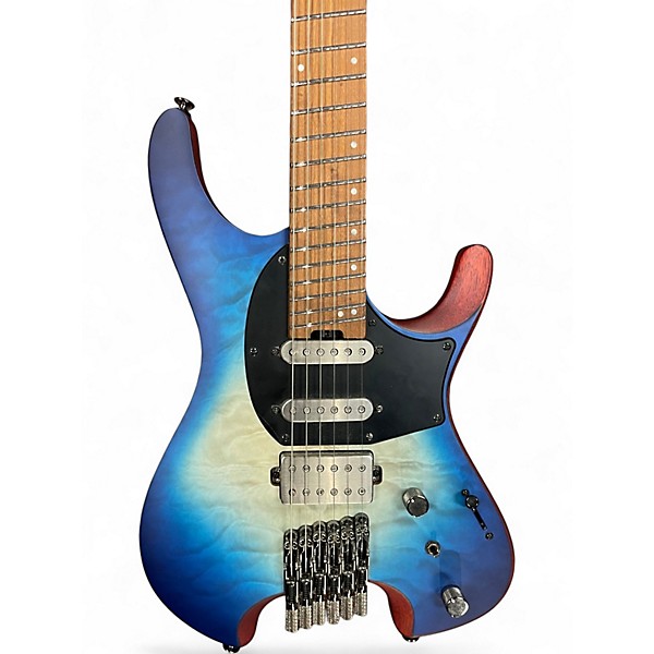 Used Ibanez QX54QM BSM Blue Sphere Burst Solid Body Electric Guitar