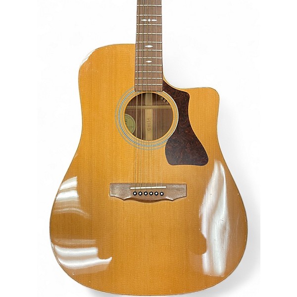 Used Guild GAD 50 Antique Natural Acoustic Electric Guitar