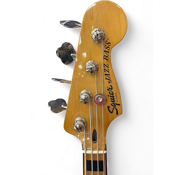 Used Squier Classic Vibe 70s Jazz Bass Natural Electric Bass Guitar