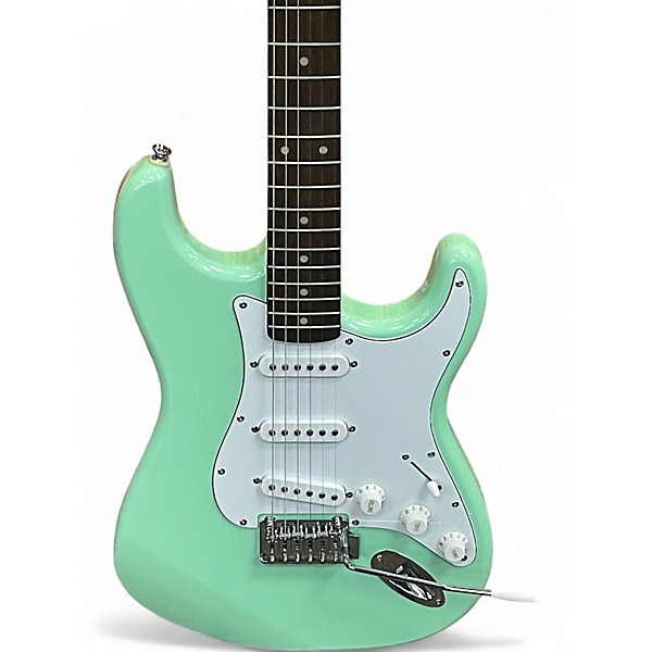 Used Squier Standard Stratocaster Seafoam Green Solid Body Electric Guitar