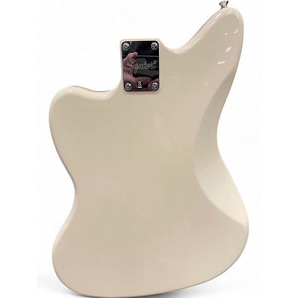 Used Squier J Mascis Jazzmaster Olympic White Solid Body Electric Guitar