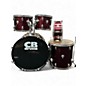 Used CB Percussion 5 Piece SP SERIES Burgundy Drum Kit