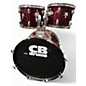 Used CB Percussion 5 Piece SP SERIES Burgundy Drum Kit