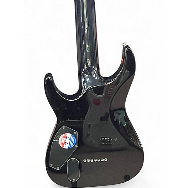 Used ESP LTD H1007 7 String Trans Black Solid Body Electric Guitar