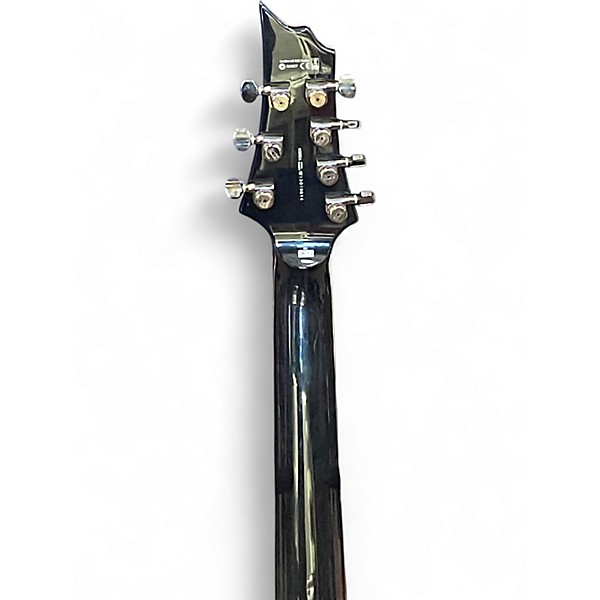Used ESP LTD H1007 7 String Trans Black Solid Body Electric Guitar
