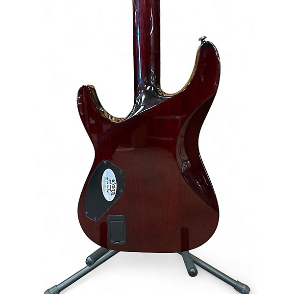 Used Schecter Guitar Research HELLRAISER C-VI CRIMSON RED Baritone Guitars