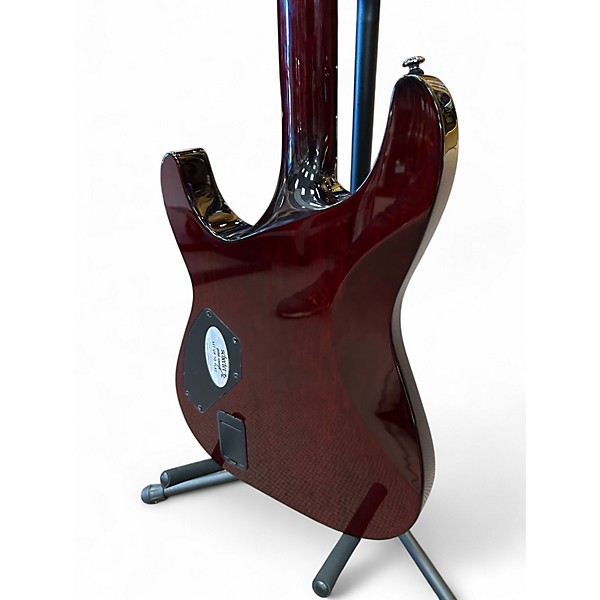 Used Schecter Guitar Research HELLRAISER C-VI CRIMSON RED Baritone Guitars