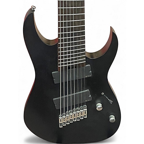 Used Ibanez RGIM8MH Flat Black Solid Body Electric Guitar