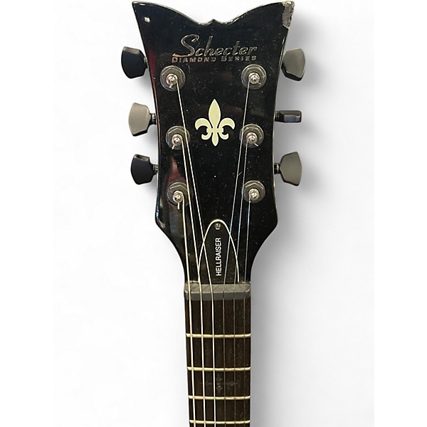 Used Schecter Tempest Standard Black Solid Body Electric Guitar