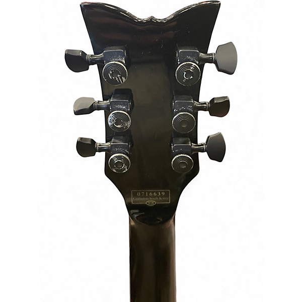 Used Schecter Tempest Standard Black Solid Body Electric Guitar