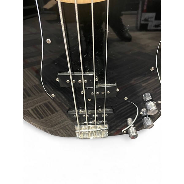 Used Squier Affinity Precision Bass PJ Black Electric Bass Guitar