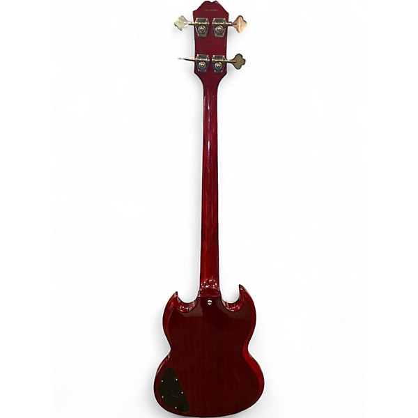 Used Epiphone SG Cherry Electric Bass Guitar