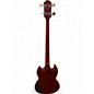 Used Epiphone SG Cherry Electric Bass Guitar