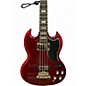Used Epiphone SG Cherry Electric Bass Guitar