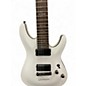 Used Schecter Guitar Research Demon 7 String Arctic White Solid Body Electric Guitar