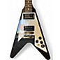 Used Epiphone  Kirk Hammett 1979 Flying V Black Solid Body Electric Guitar thumbnail