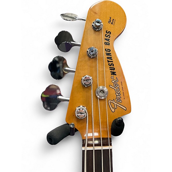 Used Fender Vintera II 70s Mustang Bass Competition Orange Electric Bass Guitar