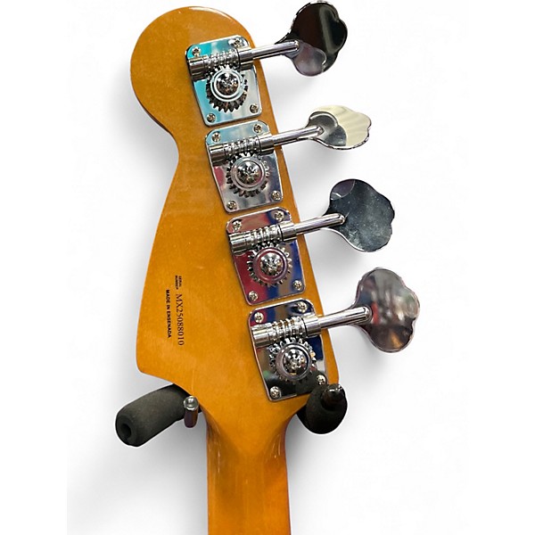 Used Fender Vintera II 70s Mustang Bass Competition Orange Electric Bass Guitar