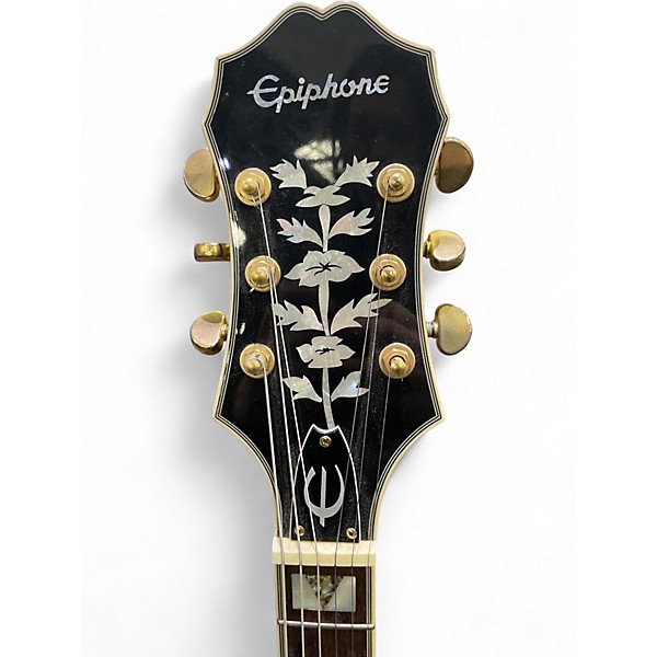 Used Epiphone Sheraton II Black Hollow Body Electric Guitar