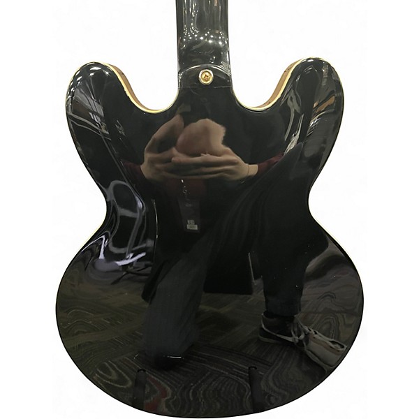 Used Epiphone Sheraton II Black Hollow Body Electric Guitar