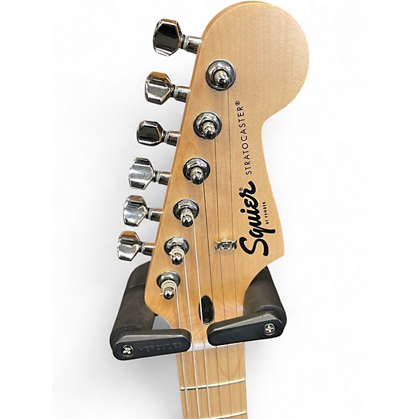 Used Squier SONIC STRATOCASTER Black Solid Body Electric Guitar