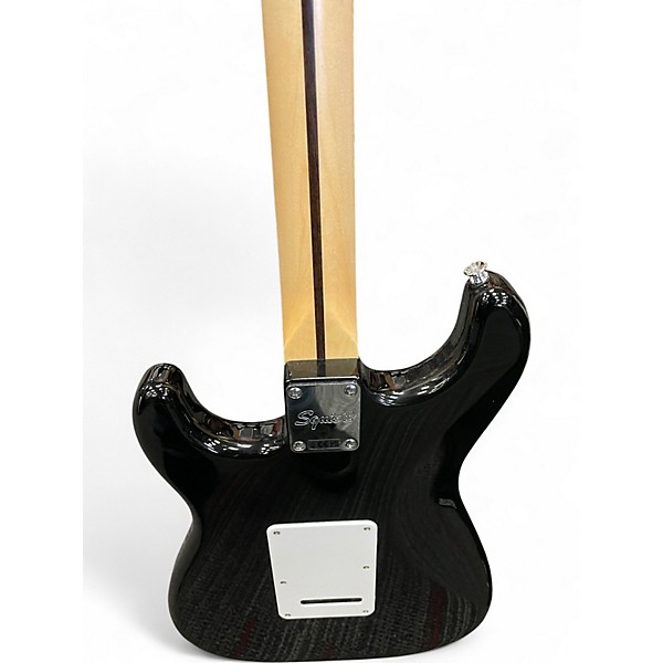 Used Squier SONIC STRATOCASTER Black Solid Body Electric Guitar