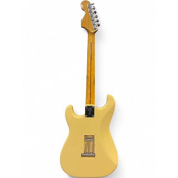 Used Fender Yngwie Malmsteen Made in Japan White Solid Body Electric Guitar