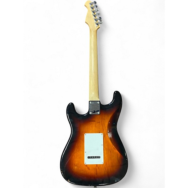 Used Ariana Stratocaster Knock-Off 2 Tone Sunburst Solid Body Electric Guitar
