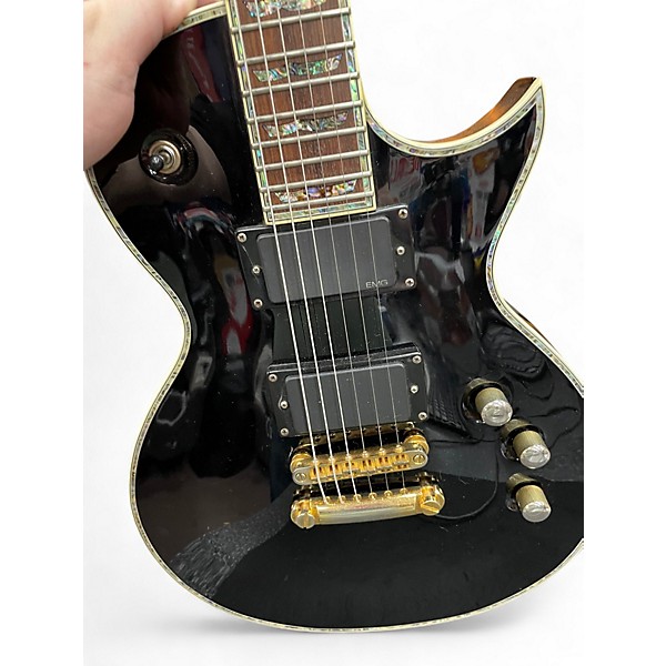 Used ESP LTD EC1000 Deluxe Ebony Solid Body Electric Guitar