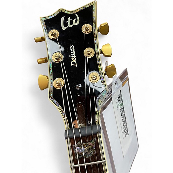 Used ESP LTD EC1000 Deluxe Ebony Solid Body Electric Guitar
