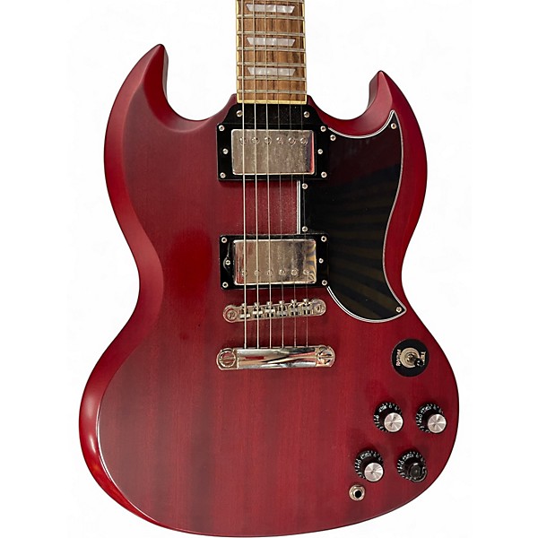 Used Epiphone SG Cherry Solid Body Electric Guitar