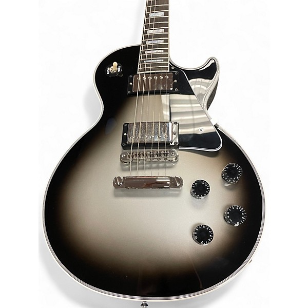 Used Gibson Custom shop Les Paul custom Silverburst Solid Body Electric Guitar
