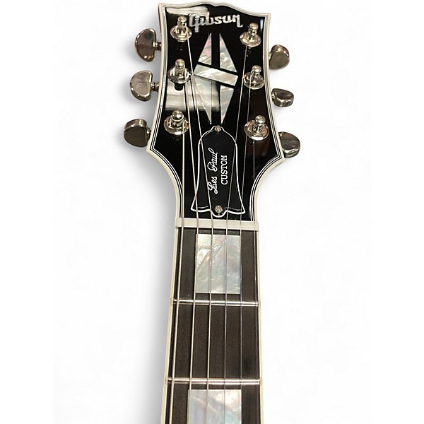 Used Gibson Custom shop Les Paul custom Silverburst Solid Body Electric Guitar