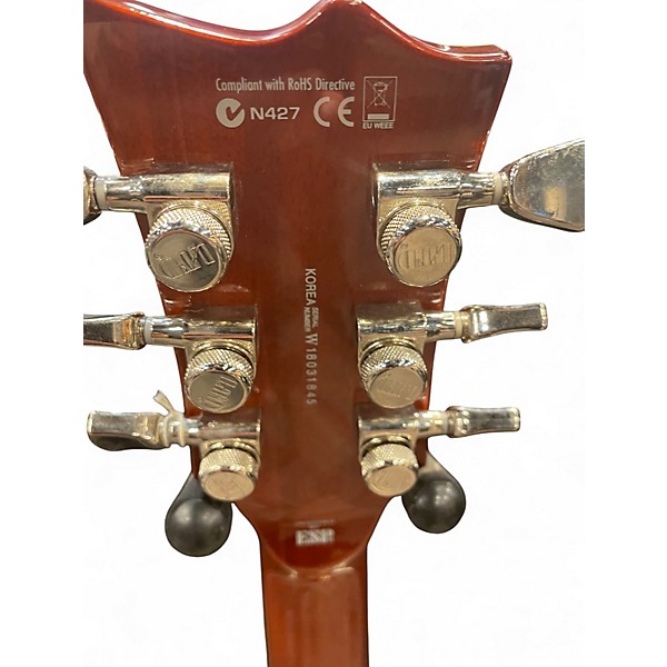 Used ESP LTD EC1000 AMBER SUNBURST Solid Body Electric Guitar