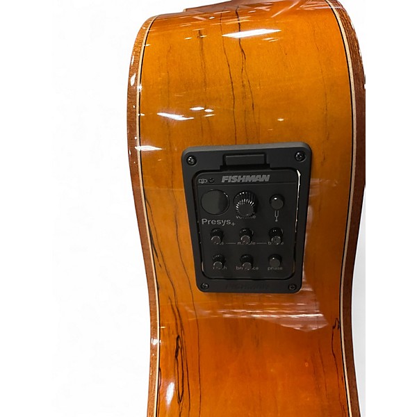 Used Washburn WCG66SCE Natural Acoustic Electric Guitar