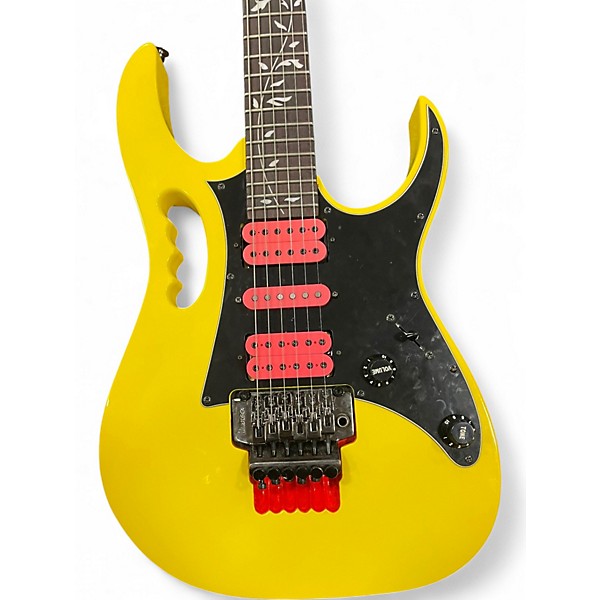 Used Ibanez JEMJRSP Yellow Solid Body Electric Guitar