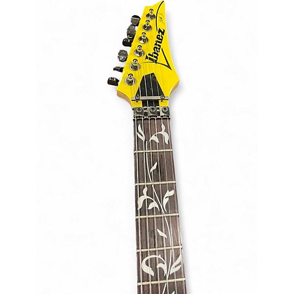 Used Ibanez JEMJRSP Yellow Solid Body Electric Guitar