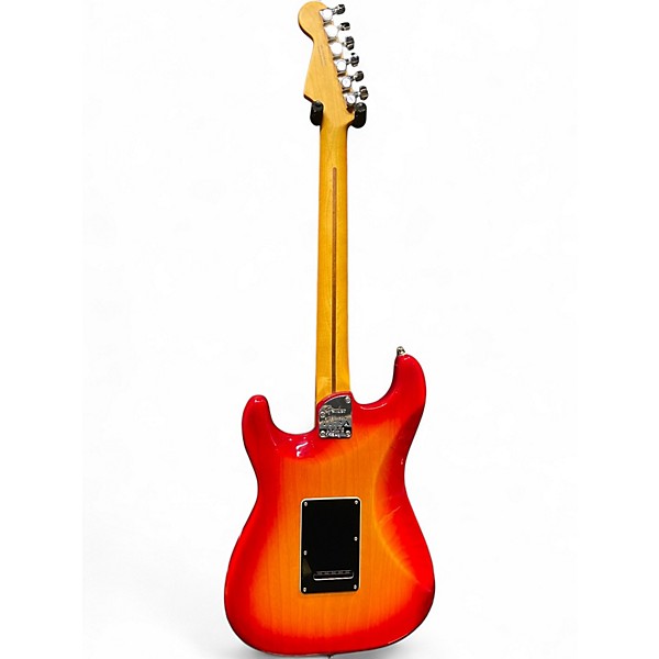 Used 2024 Fender American Ultra Luxe Stratocaster Plasma Red Burst Solid Body Electric Guitar