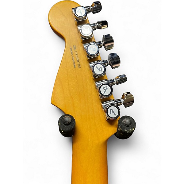 Used 2024 Fender American Ultra Luxe Stratocaster Plasma Red Burst Solid Body Electric Guitar